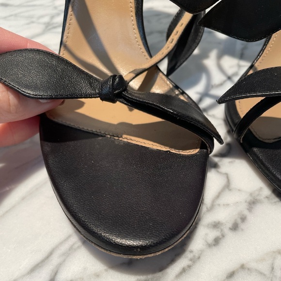 Chloe Mike Leather Bow Heels - 38.5 - Picture 7 of 9